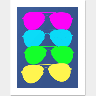 Sun glasses pop art Posters and Art